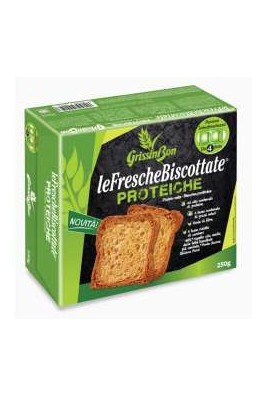 GRISSIN BON FETTE PROTEICHE GR.250 PZ.12 - Carton de 12 pièces