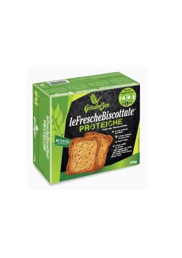 GRISSIN BON FETTE PROTEICHE GR.250 PZ.12 - Carton de 12 pièces