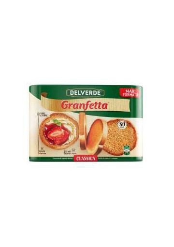 DELVERDE GRANFETTA CLASSICA T.80 GR600X5 - Carton de 5 pièces