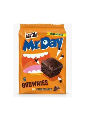 MR DAY BROWNIES CIOCCOLATO GR.210 PZ.12 - Carton de 12 pièces