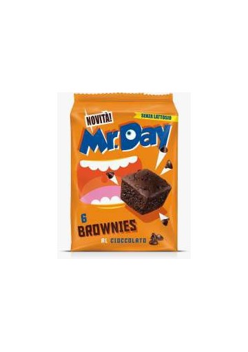 MR DAY BROWNIES CIOCCOLATO GR.210 PZ.12 - Carton de 12 pièces