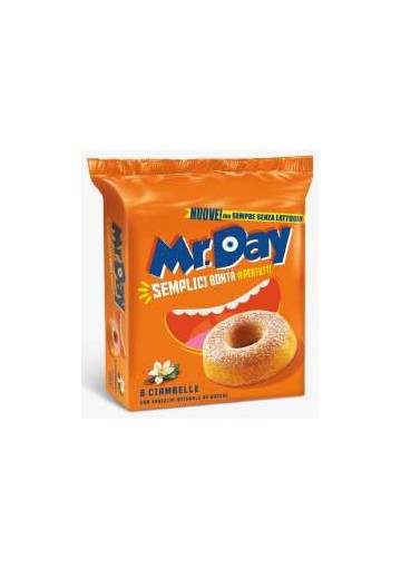 MR DAY CIAMBELLA VANIGLIA GR.320 PZ.8 - Carton de 8 pièces