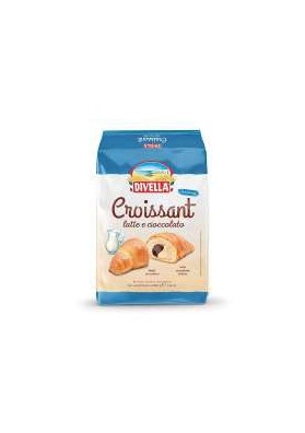 DIVELLA CORNETTI LATT/CIOCC.T5 GR.210 X8 - Carton de 8 pièces