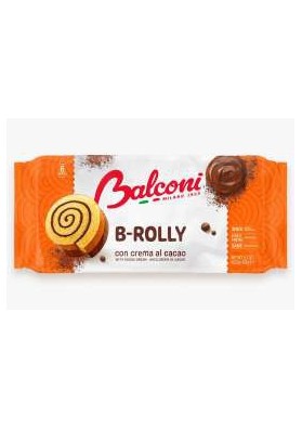 BALCONI B-ROLLY CON CREMA CACAO GR192X15 - Carton de 15 pièces