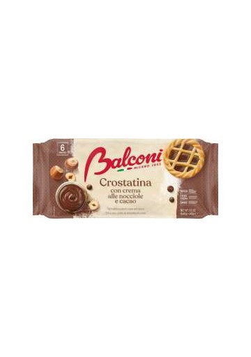 BALCONI CROSTATINE CACAO GR.240 PZ.16 - Carton de 16 pièces