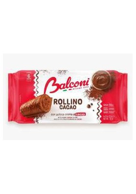 BALCONI ROLLINO CACAO GR.222 PZ.20 - Carton de 20 pièces