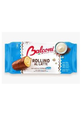 BALCONI ROLLINO LATTE GR.222 PZ.20 - Carton de 20 pièces
