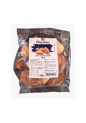 PLAYTIME MINI MADELEINETTES GR.170 PZ.18 - Carton de 18 pièces