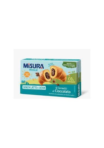 MISURA CORNETTI PRIVOLAT CACAO GR298 X 8 - Carton de 8 pièces