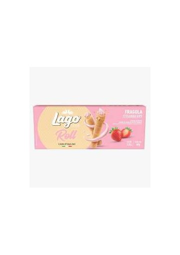 LAGO ROLL BREAK MAXI FRAGOLA GR.80 PZ.24 - Carton de 24 pièces