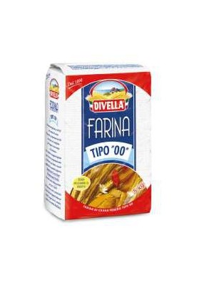 DIVELLA FARINA 00 KG.1 PZ.10 - Carton de 10 pièces
