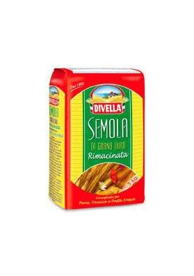 DIVELLA SEMOLA RIMACINATA KG 1 PZ.10 - Carton de 10 pièces