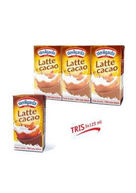 STERILGARDA LATTE E CACAO GR.125X3 PZ.8 - Carton de 8 pièces