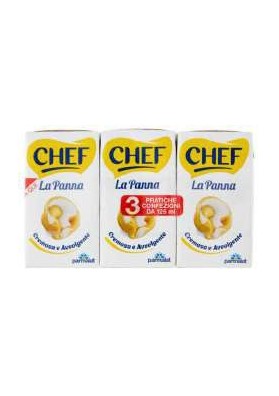 PARMALAT CHEF LA PANNA ML.125X3 PZ.12 - Carton de 12 pièces
