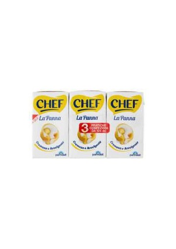 PARMALAT CHEF LA PANNA ML.125X3 PZ.12 - Carton de 12 pièces