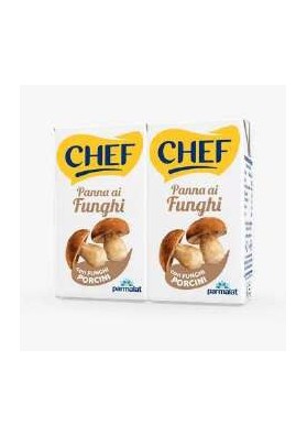 PARMALAT CHEF PANNA FUNGHI ML.125X2 PZ.9 - Carton de 9 pièces
