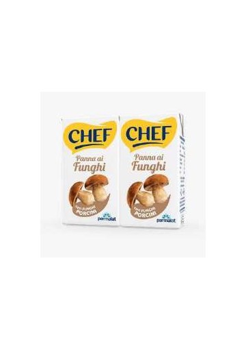 PARMALAT CHEF PANNA FUNGHI ML.125X2 PZ.9 - Carton de 9 pièces
