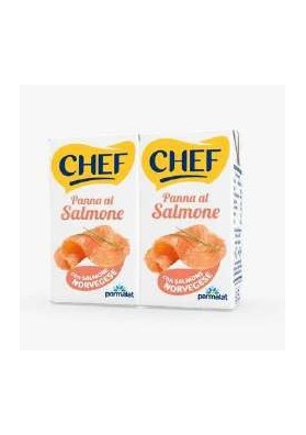 PARMALAT CHEF PANNA SALMONE ML 125X2 PZ9 - Carton de 9 pièces