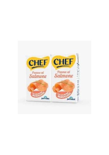 PARMALAT CHEF PANNA SALMONE ML 125X2 PZ9 - Carton de 9 pièces