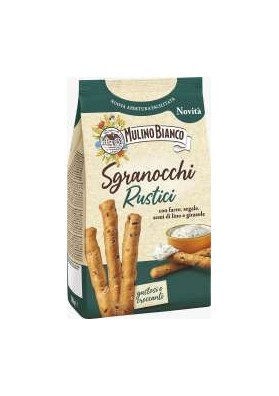 MULINO B.SGRANOCCHI RUSTICI GR.200 PZ.12 - Carton de 12 pièces