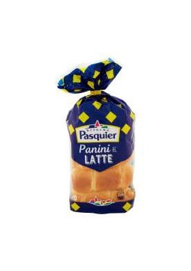 PASQUIER 8 PANINI CON LATTE GR.280X12 - Carton de 12 pièces