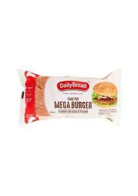 DAILY BREAD MEGABURGER T.4 GR.300 PZ.7 - Carton de 7 pièces