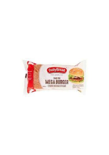 DAILY BREAD MEGABURGER T.4 GR.300 PZ.7 - Carton de 7 pièces