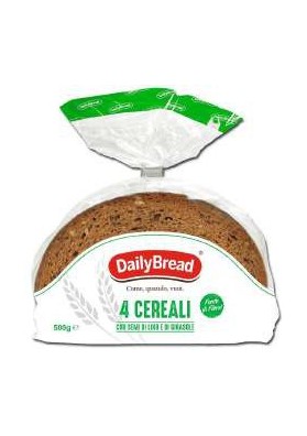 DAILY PANE AI 4 CEREALI GR.500 PZ.14 - Carton de 14 pièces