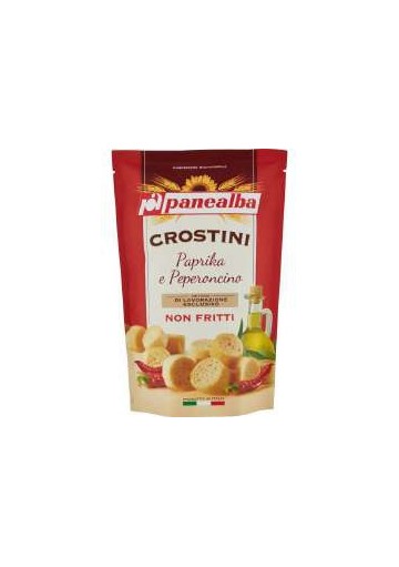 PANEALBA CROSTINI PAPRIKA/PEPER.G.100X12 - Carton de 12 pièces