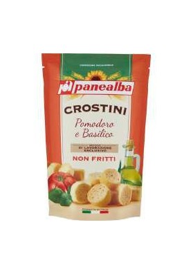 PANEALBA CROSTINI POMOD\BASILICO G100X12 - Carton de 12 pièces
