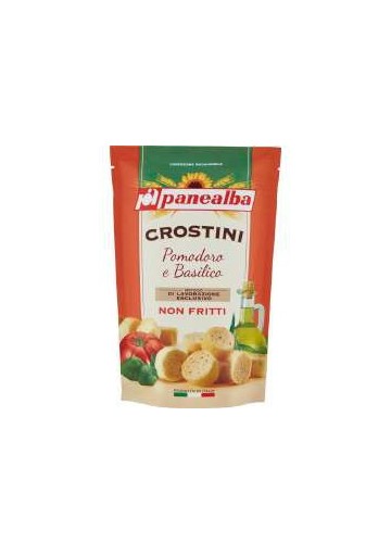 PANEALBA CROSTINI POMOD\BASILICO G100X12 - Carton de 12 pièces
