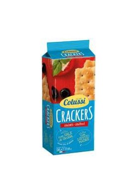 COLUSSI CRACKERS SALATI GR.500 PZ.10 - Carton de 10 pièces