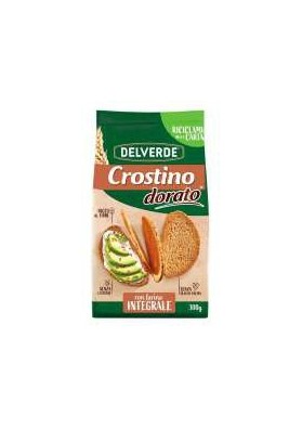 DELVERDE CROSTINI INTEGRALI GR.300 PZ.12 - Carton de 12 pièces