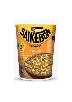 STAR SAIKEBON NOODLES POLLO/VERD.G.60PZ8 - Carton de 8 pièces