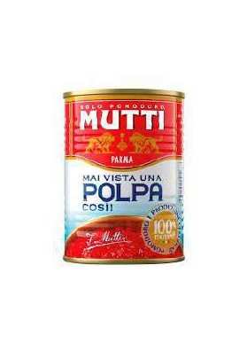 MUTTI POLPA SCATOLA GR.400 PZ.12 - Carton de 12 pièces