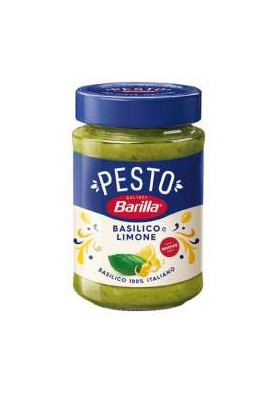 BARILLA PESTO BASILICO LIMONE GR190 PZ12 - Carton de 12 pièces