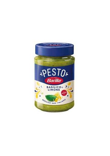 BARILLA PESTO BASILICO LIMONE GR190 PZ12 - Carton de 12 pièces
