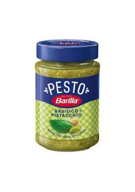 BARILLA PESTO BASILICO/PISTAC.GR 190X12 - Carton de 12 pièces