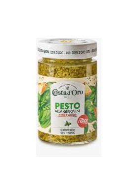 COSTA D'ORO PESTO GENOV.S\AGLIO GR190X12 - Carton de 12 pièces