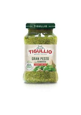 TIGULLIO PESTO GENOVESE S\AGLIO GR190X12 - Carton de 12 pièces