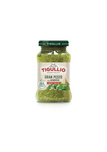 TIGULLIO PESTO GENOVESE S\AGLIO GR190X12 - Carton de 12 pièces
