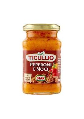 TIGULLIO PESTO PEPERONI E NOCI GR.190X12 - Carton de 12 pièces