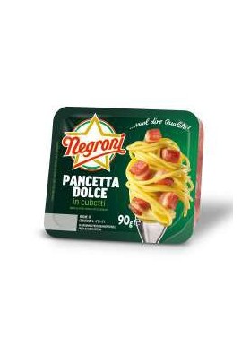 FR NEGRONI CUBETTI PANCET.DOLCE GR.90X18 - Carton de 18 pièces