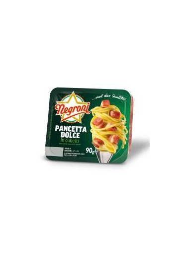 FR NEGRONI CUBETTI PANCET.DOLCE GR.90X18 - Carton de 18 pièces