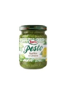 BERNI PESTO BASILICO E LIMONE GR.135X12 - Carton de 12 pièces