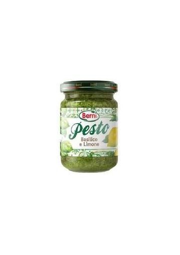 BERNI PESTO BASILICO E LIMONE GR.135X12 - Carton de 12 pièces
