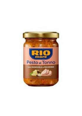 RIOMARE PESTO AL TONNO MAND\PECO.G130X12 - Carton de 12 pièces