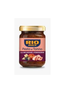 RIOMARE PESTO AL TONNO MELEN\POM.G130X12 - Carton de 12 pièces