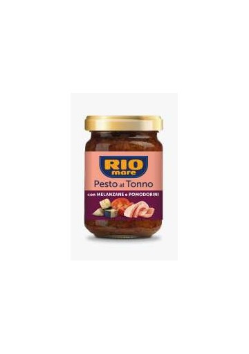 RIOMARE PESTO AL TONNO MELEN\POM.G130X12 - Carton de 12 pièces