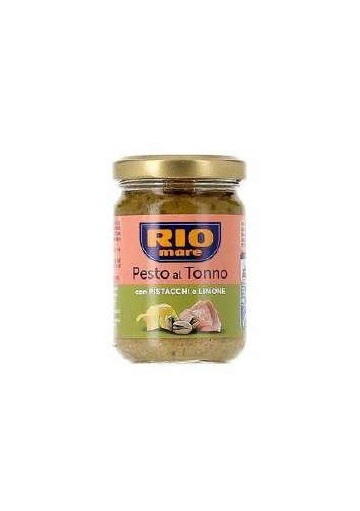 RIOMARE PESTO AL TONNO PIST\LIMO.G130X12 - Carton de 12 pièces